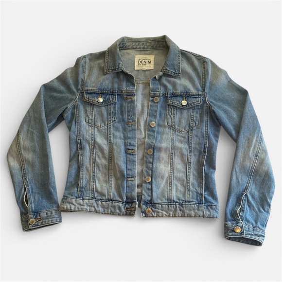 Zara Jackets & Blazers - ZARA TRF Authentic Denim Jacket Light Wash Classic Jean Jacket Women SKU344